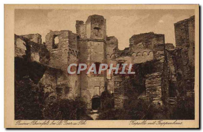 Postcard Old Ruin Rheinfels bei St Goar