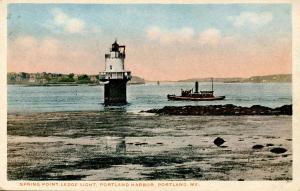 ME - Portland. Spring Point Light