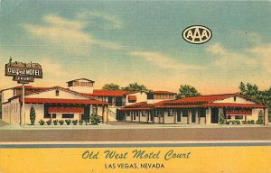 NV, Las Vegas, Nevada, Old West Court Motel, MWM No 9725