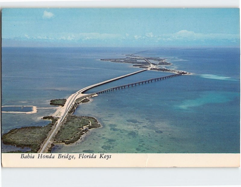 M-147024 New and Old Bahia Honda Bridges Florida Keys USA