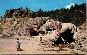 Jamez Springs Soda Dam New Mexico NM VTG Postcard UNP Unused Dexter Vintage 