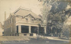 C-1910 Suburban Club LA GRANGE ILLINOIS RPPC postcard 13028