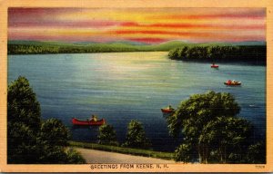 New Hampshire Greetings From Keene 1945