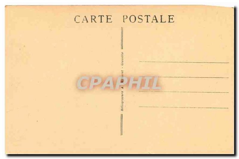 Old postcard Grenoble Palais de Justice