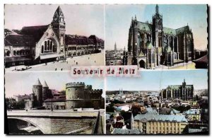 Modern Postcard Metz Gare Cathedrale Door Germans Vue Generale