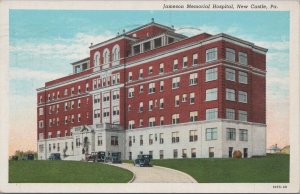 Postcard Jameson Memorial Hospital New Castle PA