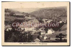 Postcard Old Bagnols Les Bains Vue Generale