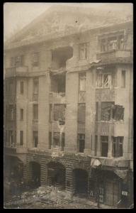 Germany 1918 Revolution Freikorps Destroyed Vorwarts Building RPPC 87355