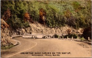 Massachusetts Mohawk Trail A Curve On The Way Up