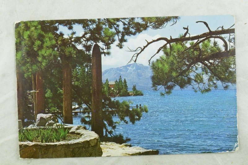 Mt. Tallac and Cross, Lake Tahoe, Calif. Vintage Postcard P105