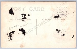 K45/ Nunica Michigan RPPC Postcard c1910 Davison Hardware Store 337