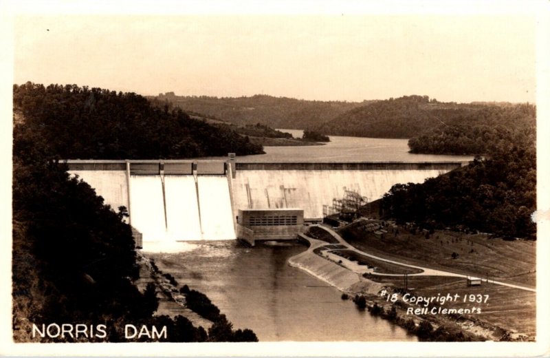 Tennessee The Norris Dam Real Photo