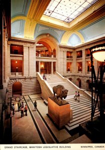 Canada Winnipeg Manitoba Legislative Building Grand Staircase