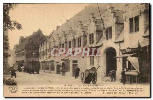 Ghent Belgium Belgie Old Postcard Old butcher Very nice topic