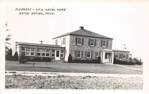 D80/ Eaton Rapids Michigan Mi Photo RPPC Postcard 50s Nursery VFW Home