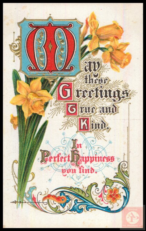 Best Wishes / Greetings (Embossed)