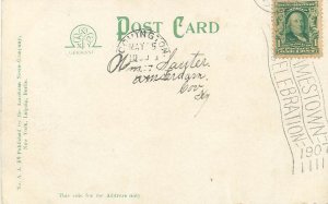 Mount Vernon UDB Postmarked 1907 Jamestown Celebration Cancel