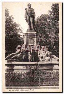 Old Postcard Colmar Monument Bruat