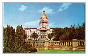 Postcard CO State Capitol Building Denver Colorado Vintage Standard View Card 