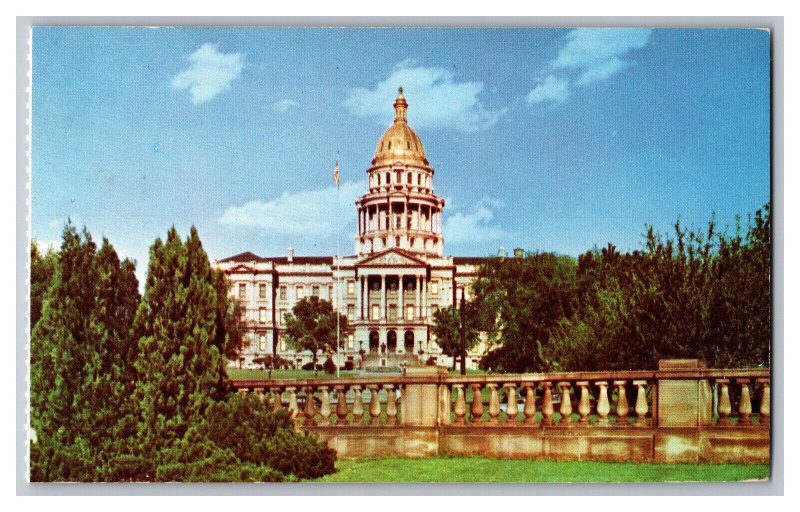 Postcard CO State Capitol Building Denver Colorado Vintage Standard View Card 