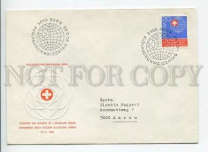 445024 Switzerland 1966 special cancellations Red Cross conference in Bern