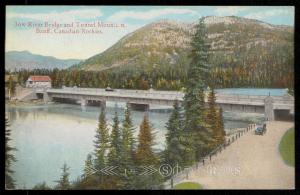 Bow River Bridge and Tunnel Mountain