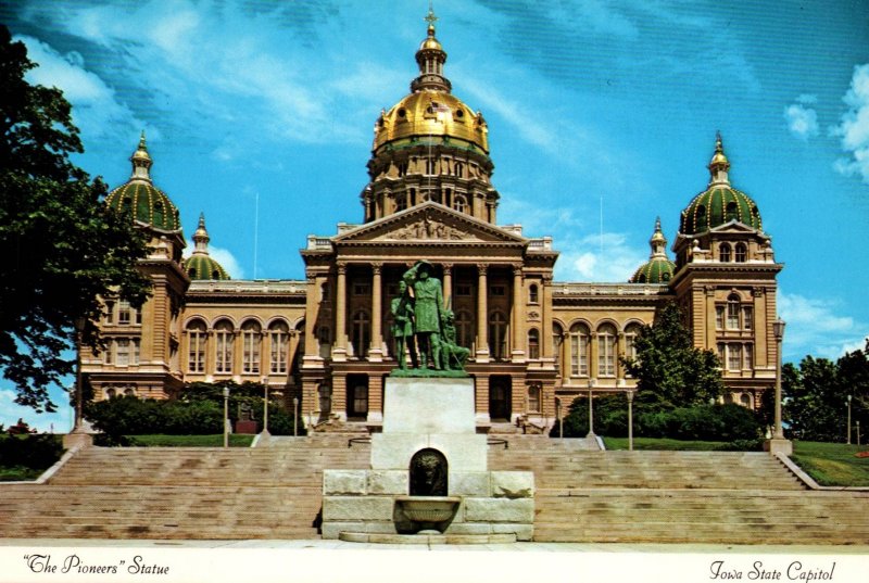 The Pioneers Statue,State Capitol,Des Moines,IA BIN