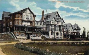 Lake Louise Chalet Banff Canadian Rockies Canada 1910c postcard