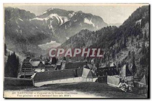 Old Postcard Dauphine Covered Grande Chartreuse General view and charming alt...