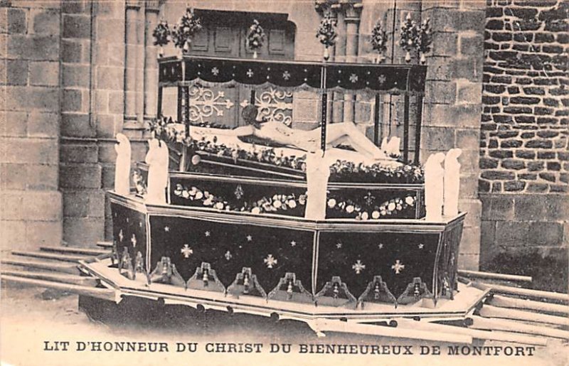 Lit D'Honneur de Christ Du Bienheureux de Montfort France Unused 