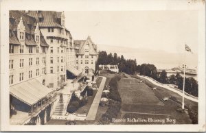 Manoir Richelieu Murray Bay Quebec QC Real Photo Postcard F78