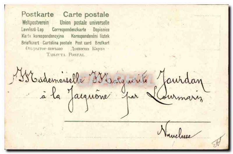 Old Postcard Fantasy Angel Angels