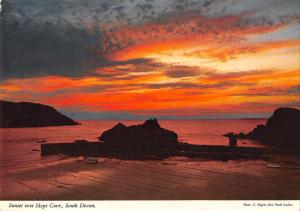 BR90294 sunset over hope cove south devon  uk