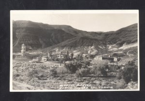 RPPC DEATH VALLEY CALIFORNIA SCOTTY'S CASTLE BIRDSEYE VIEW REAL PHOTO POSTCARD