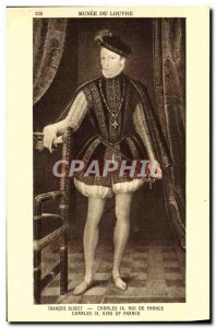 Old Postcard Francois Clouet Charles IX King Of France