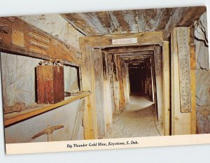 Postcard Big Thunder Gold Mine Keystone South Dakota USA