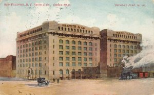 New Buildings, M.E. Smith & Co., Omaha, NE., Very Early Postcard, Used in 1907