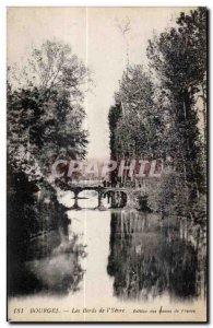 Old Postcard Bourges The Edges of I Yevre