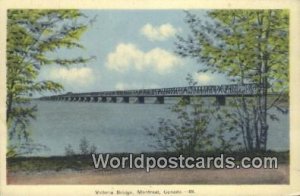 Victoria Bridge Montreal Canada 1944 