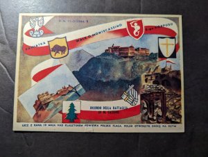 Mint Poland Military WWII Propaganda Postcard