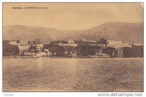 Panorama di SORRENTO dal mare, Campania, Italy, 00-10s