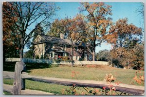 Washington Crossing Park Bucks Pennsylvania 1960s Postcard Thompson Neely House