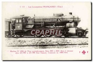 Postcard Old Train Locomotive Machine 2026 of & # 39etat Wurtembourgeois Wür...