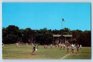 Hunt Texas TX Postcard Archery Range Camp Waldemar For Girls c1960's Vintage