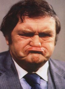 Les Dawson Amazing Funny Face Comic 1970s Television Postcard