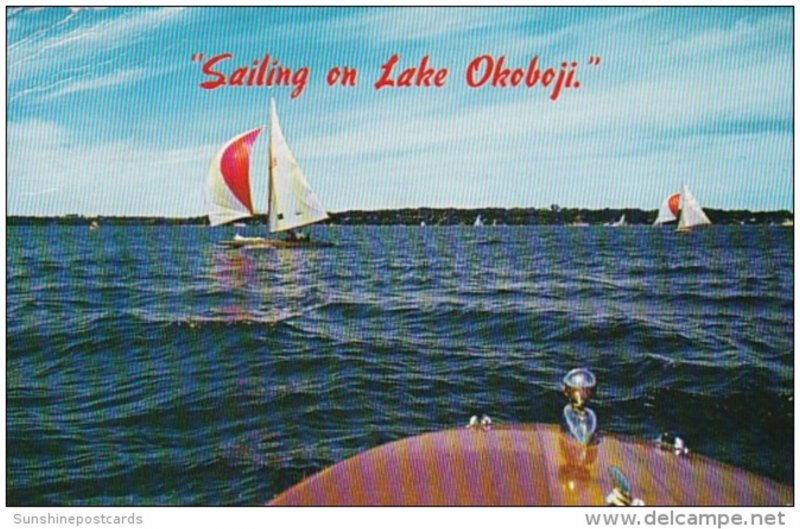 Iowa Sailing On Lake Okoboji 1961