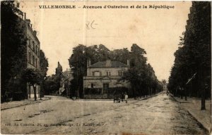 CPA VILLEMOMBLE Avenue d'Outrebon et de la Republique (569344)