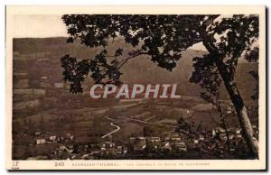 Old Postcard General view and spa Barbazan road Sauveterre