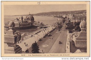 France Nice Vue Panoramique Sur La Promenade Des Anglais