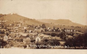 ZC1/ Amos West Virginia RPPC Postcard c1910 Birdseye Mill Homes 159